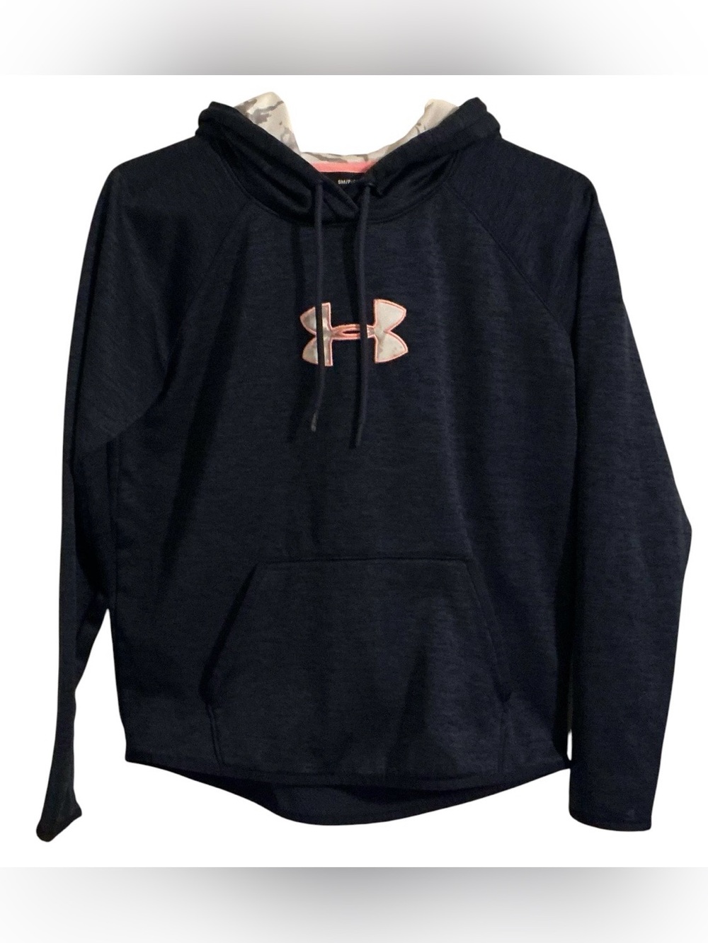 Under Armour ColdGear Women’s Small Navy Hoodie Loose Fit Pullover